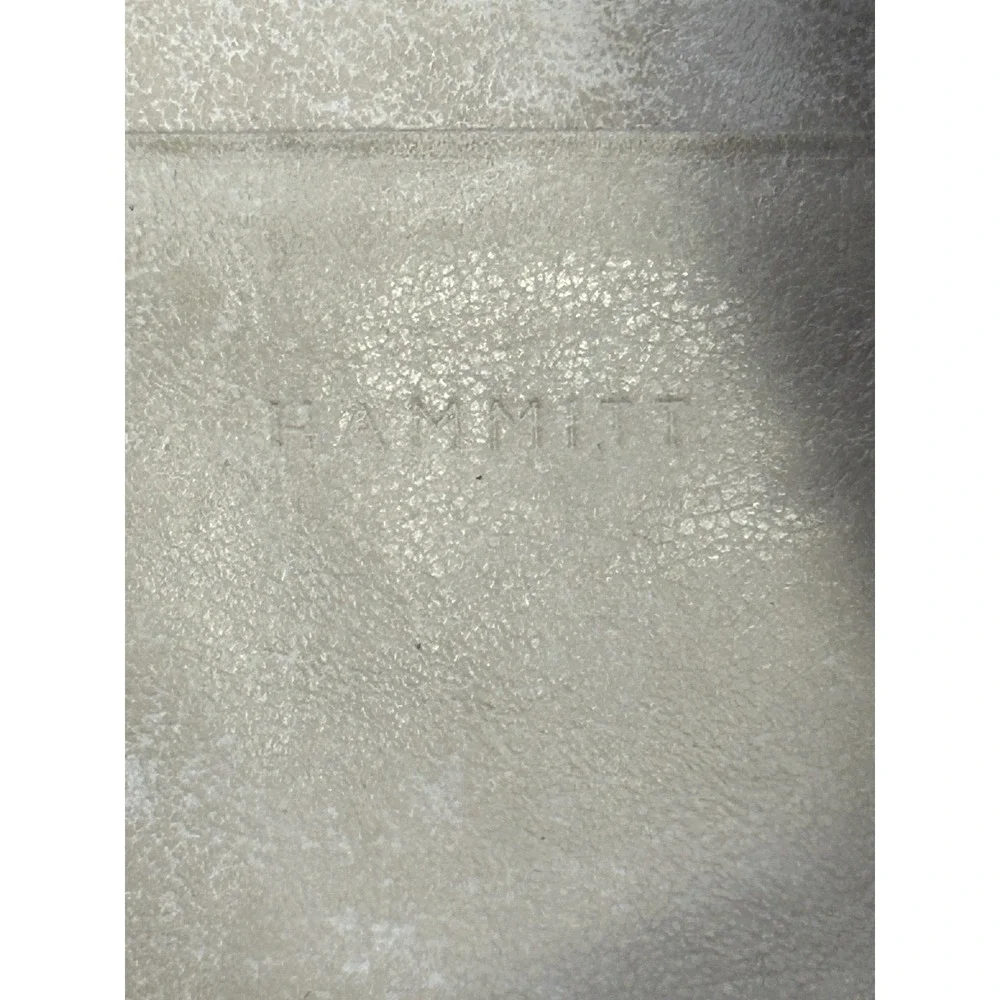 Hammitt Bryant Medium bag is crafted from grey pebbled leather Silver Rivets Med